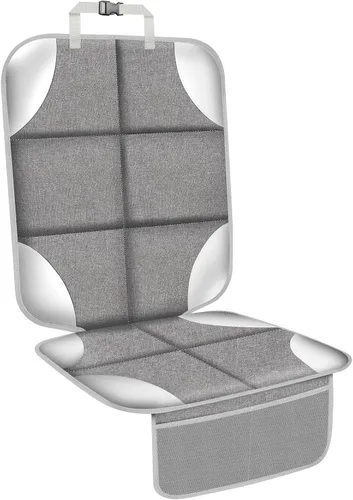Vista 17 de Protector de asiento de coche, protectores de asiento de coche con acolchado grueso sin huellas Beige