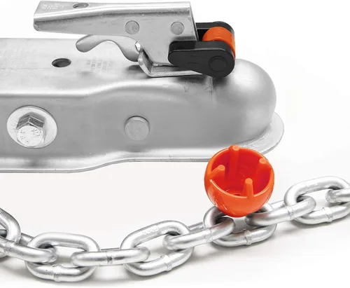 Vista 3 de Rightline Gear Cerradura de enganche antirrobo para remolque con bola acopladora, cerradura de bola de remolque para remolques sin enganche