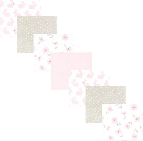 Vista 187 de Hudson Baby Unisex Baby Cotton Flannel Receiving Blankets Bundle, Neutral Woodland Pals, One Size (Pack of 2)