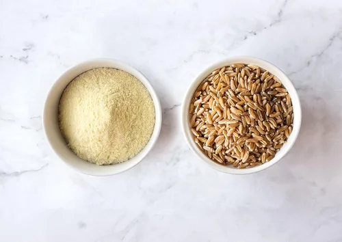 Vista 5 de Food to Live Harina de trigo KAMUT Khorasan orgánica, 1 libra - Polvo molido de piedra, 100% harina de grano entero, sin OMG, Kosher, a granel