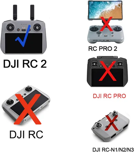 Vista 2 de Funda de silicona para mando a distancia DJI RC 2 para DJI Lito X1 Avata 360 Mini 5 Pro Flip Air 3S AIR 3 Mini 4 Pro Flip Drone RC 2 Controlador a