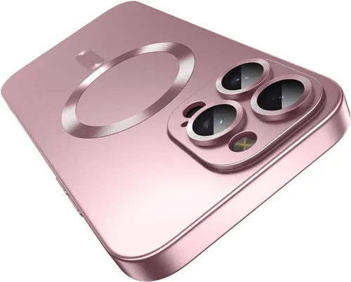 Vista 19 de Funda magnética para iPhone 13 Pro MagSafe con protector de lente de cámara, protección completa, delgada, suave, a prueba de golpes, antiarañazos