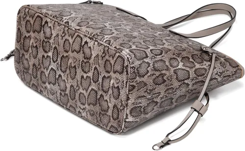 Vista 5 de Daisy Rose Bolso de viaje de hombro y embrague a juego de cuero vegano PU
