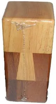 Vista 2 de Rompecabezas de madera con piezas encajables en nivel imposible. Estas piezas pueden adaptarse en 4 lados, ¿podrá separarlas?