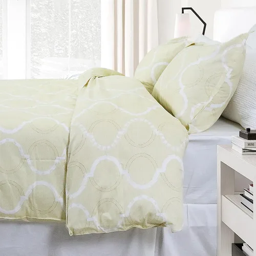Vista 13 de Helthep Funda de Edredón Floral Tamaño Queen Full, Funda de Edredón de Algodón 100% Lavable Tamaño Full (80" x 90") con 2 Fundas de Almohada