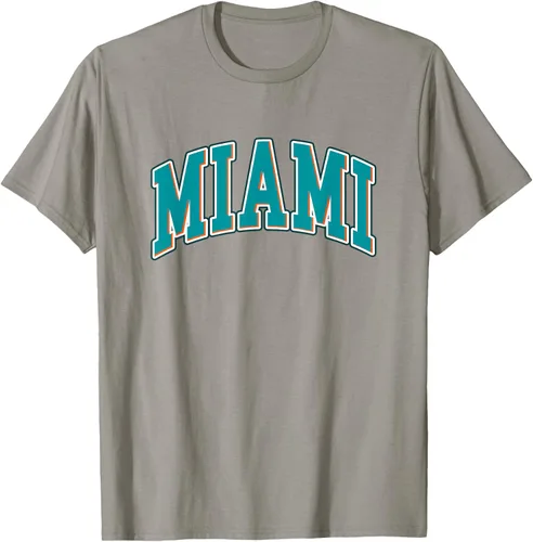 Vista 27 de Miami - Hometown Pride - Diseño retro - Camiseta clásica