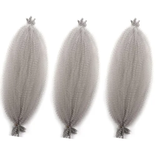 Vista 40 de Cabello para trenzar de 10 pulgadas para locs suaves sintéticos, trenzas de ganchillo Passion Spring Cuban Twist Hair Butterfly Loc Marley Twist