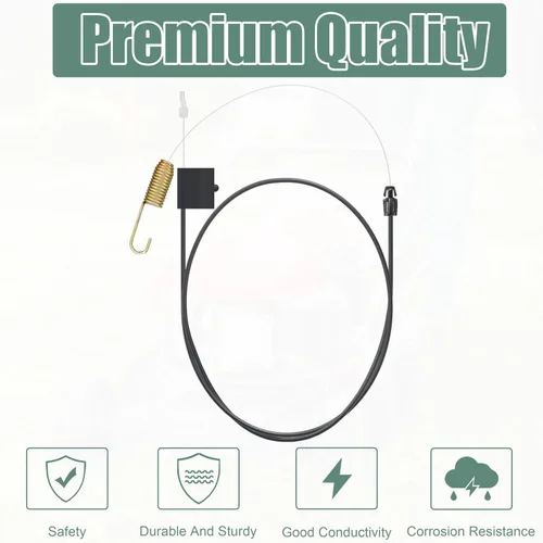 Vista 3 de AOTWD 181699 532181699 Cable de control de accionamiento para Husqvarna AYP Craftsman Cortacésped