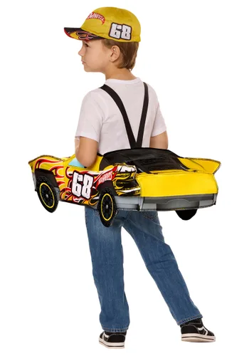 Vista 2 de Disfraz de Camión Baja Hot Wheels para Niños Pequeños Multicolor