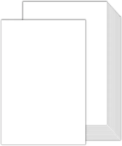 Vista 12 de Goefun - 100 hojas de cartulina negra de 11 x 17 pulgadas, papel de impresora legal pesado de 80 libras para Halloween, artes, manualidades, libro