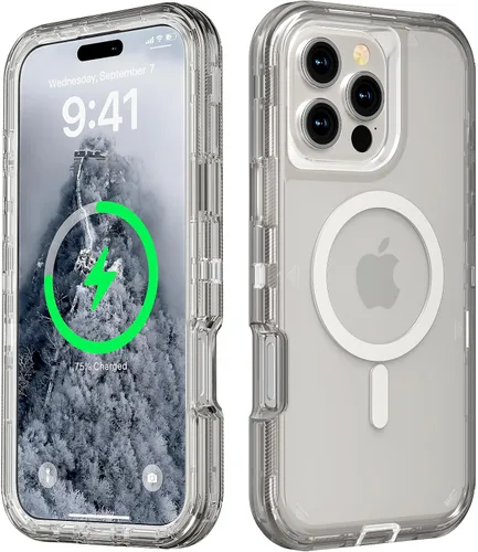 Vista 19 de Follaroma Funda para iPhone 11, Compatible con MagSafe, Fundas de Teléfono de Protección Resistente a Prueba de Golpes de Servicio Pesado