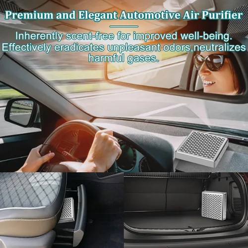 Vista 3 de Desodorizador con frescura de larga duración, eliminador de olores para refrigerador, absorbentes de olores de armario, ambientador de coche, alivio