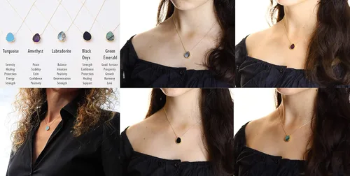 Vista 77 de Collar de hija relleno de oro de mamá o papá, collar clásico de perlas blancas con mensaje significativo, listo para regalar
