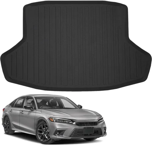 Vista 7 de Forro de carga prémium para Honda Civic Sedan 2016-2021 – 100% de protección, alfombrilla de maletero de automóvil de ajuste personalizado, fácil