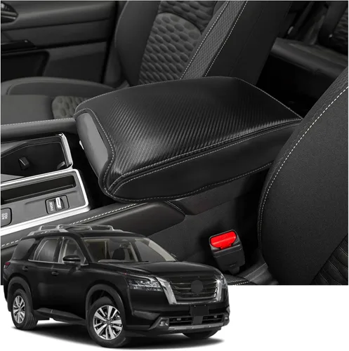 Vista 36 de YEE PIN Funda para reposabrazos central de automóvil, funda para tapa de consola Rogue X-Trail 2014-2019, caja de reposabrazos de consola central