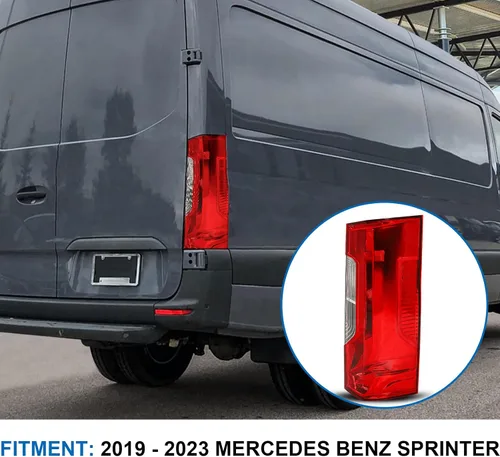 Vista 5 de Conjunto de luz trasera compatible con Mercedes Benz Sprinter 2019-2023 2019 2020 2021 2022 2023 (lado derecho)