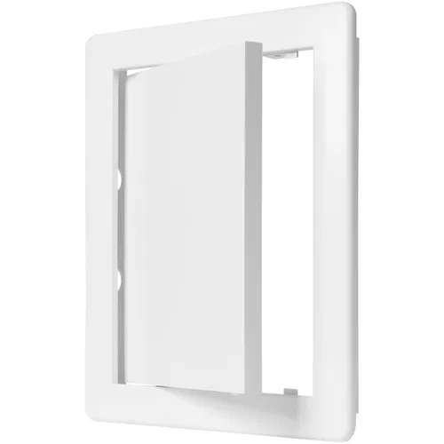 Vista 19 de Panel de acceso de plástico negro de 6" x 6". Panel de puerta de conducto de servicio. Panel de acceso de pared para fontanería, electricidad