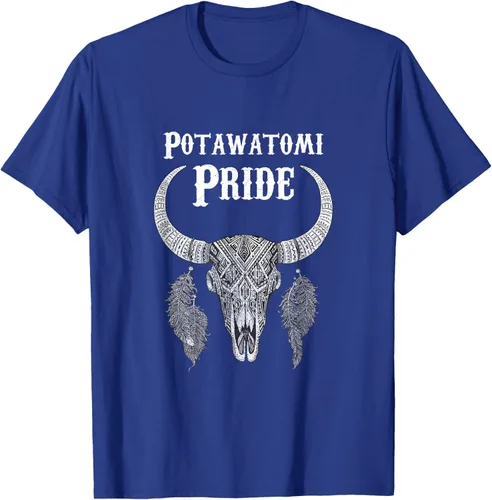 Vista 24 de Potawatomi Pride Tribe Native American Indian Buffalo Camiseta