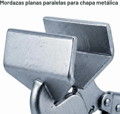 Vista 7 de QWORK Abrazadera de chapa de bloqueo de 10 pulgadas, paquete de 2 herramientas de alicates de bloqueo de soldadura, herramienta de agarre de chapa
