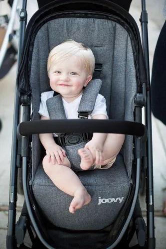 Vista 5 de Joovy Qool Cochecito personalizable, individual, doble, triple, gris mezcla