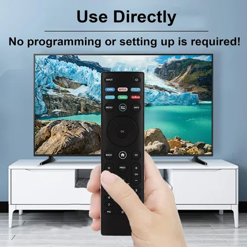 Vista 4 de 2 paquetes de control remoto XRT140 reemplazados para Vizio Smart LED TV M50Q7-H1 M55Q7-H1 M65Q7-H1 M55Q8-H1 M65Q8-H1 V555-H1 con Watchfree Vudu
