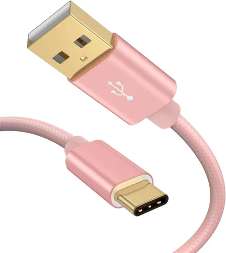 Vista 17 de Cable USB C a USB corto de 0.8 pies, USB A a C de carga rápida USB a tipo C para iPhone 15/16, banco de energía Galaxy S22, Android Auto/teléfono