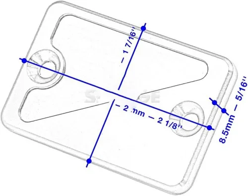 Vista 7 de Cubierta y molduras de motocicleta CNC para depósito de freno delantero para Yamaha WR 250R 250X XT250 SEROW XT660R YBR 250 Fazer accesorios