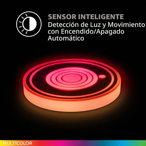 Vista 8 de Monster - Luces LED multicolor para portavasos de automóvil, paquete de 2 posavasos inteligentes que cambian de color, sensores inteligentes Xtreme