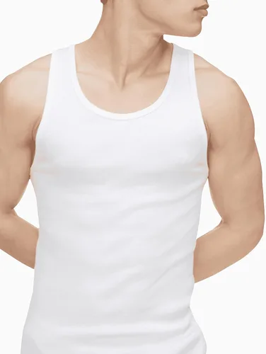 Vista 3 de Calvin Klein Camisetas sin mangas de algodón clásicas para hombre (5 unidades)