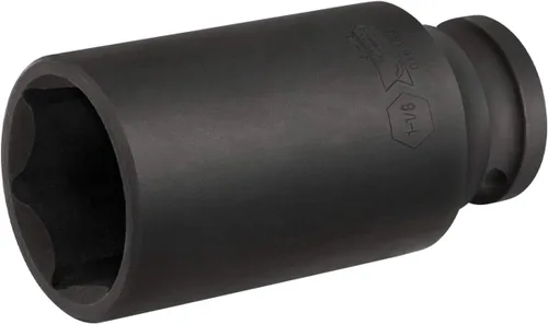 Vista 6 de JETECH Zócalo de impacto profundo de 1-1/4", unidad de 1/2 pulgada, SAE, acero de aleación de molibdeno cromado (Cr-Mo), diseño de 6 puntos, alcance