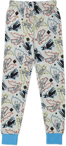 Vista 5 de LEGO Batman Movie - Conjunto de pijama para niño, 4 piezas, 100% algodón, tallas 4 a 10