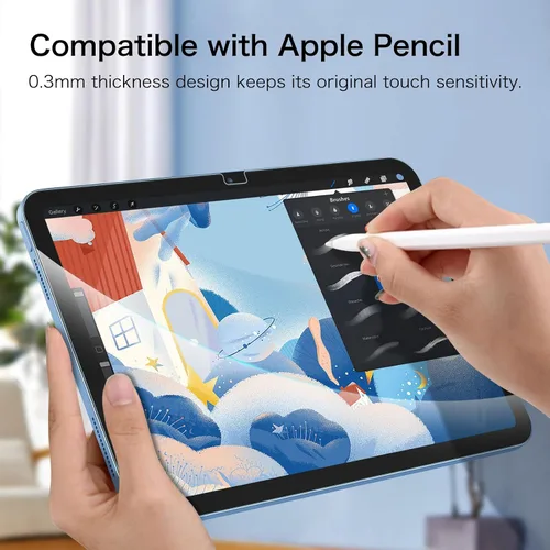 Vista 6 de FINTIE Protector de pantalla para iPad (A16) de 11ª generación de 11 pulgadas (2025), iPad de 10.9 pulgadas (2022), protector de pantalla de vidrio