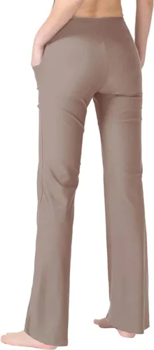 Vista 5 de Pantalones de yoga para mujer con bolsillos, cintura alta, pantalones de entrenamiento de yoga para mujer