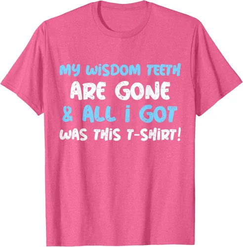 Vista 25 de My Wisdom Teeth Are Gone! Camiseta divertida de muelas del juicio, Negro