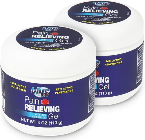 Vista 9 de Blue Goo Gel para aliviar el dolor: alivio para el dolor de espalda, cuello, músculos y articulaciones, enfriamiento de acción rápida y alivio