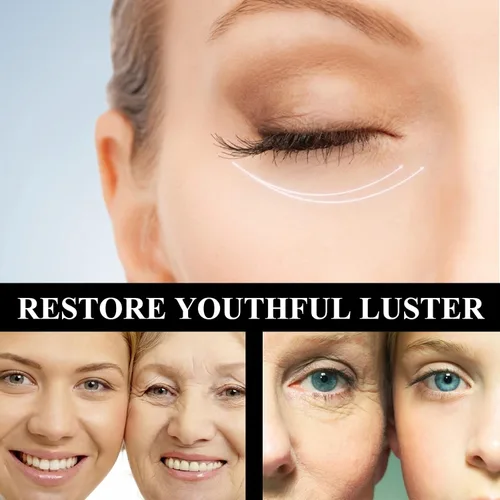 Vista 4 de Snake Peptide Eye Cream,Crema antienvejecimiento para ojeras, hinchazón y arrugas, tratamiento hidratante para ojos con niacinamida y glicerina (1)