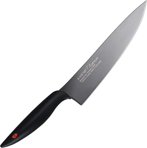Vista 4 de Chroma KTB1 Kasumi - Cuchillo de chef recubierto de titanio de 7-3/4 pulgadas