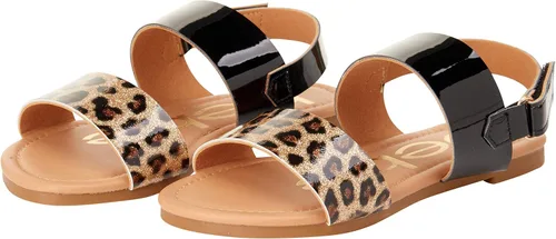Vista 4 de bebe Sandalias para Niñas - Sandalias para Niñas Grandes y Niñas Pequenas con Correas de Cuero Duradero y Lentejuelas, Zapatos de Vestir de Verano
