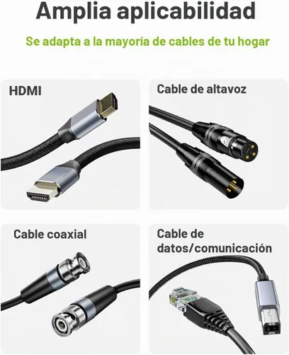 Vista 7 de Placa de pared con cepillo con soporte de montaje, cubierta decorativa para pasar cables de bajo voltaje, ocultador de cables de una sola banda