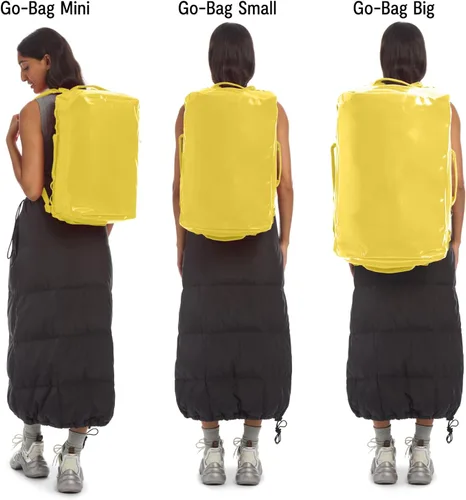 Vista 2 de Baboon to the Moon Go-Bag Small 40L - Correas desmontables, bolsa de lona pequeña para viajes, bolsa de gimnasio para mujeres, bolsa de viaje