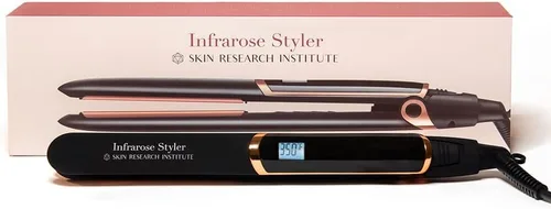 Vista 7 de Skin Research Institute Moldeador de infrarrojos, plancha para el cabello, 1 unidad, turmalina, peinado del cabello, realza el brillo, rizado