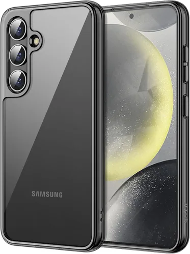 Vista 26 de JETech Funda para Samsung Galaxy S24 5G, Protector de Parachoques Antiamarilleamiento y Antiarañazos, Carcasa Rígida de PC (Negro)