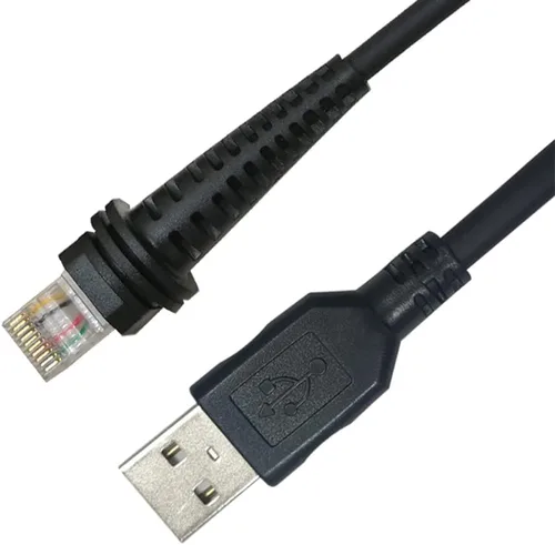 Vista 2 de VOTTAN Accesorios para escáner de código de barras, cable RJ45 a USB, compatible con lector de códigos de barras Honeywell 3800G 3820 3200 3900i