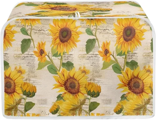 Vista 27 de Cubiertas para tostadora de pájaros y mariposas, 2 rebanadas, cubiertas de electrodomésticos pequeños de cocina, impermeables, protectores
