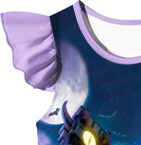 Vista 4 de DJYLBV Monster Dress For Girls Doll Toys School Casual Dress Toddler Clothes Costume Kids