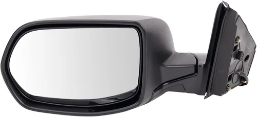 Vista 108 de TRQ Espejo plegable con calefacción eléctrica del lado del conductor con indicador de punto ciego pintura a juego negro liso compatible con Kia