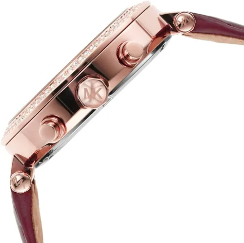 Vista 5 de Michael Kors - Reloj Parker de acero inoxidable con detalles de diamantes