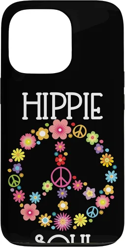 Vista 10 de Hippie Soul Flower Power Floral Peace Sign 60s 70s Gift Case for iPhone 17