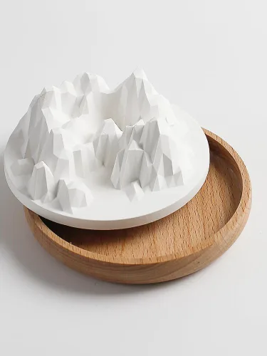 Vista 10 de SINT Piedra aromática de diatomita, difusores de cerámica no eléctricos y fragancia de aromaterapia, difusores de cerámica blanca para decoración
