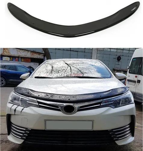 Vista 12 de BMY Deflector de capó para Audi A3 Sedan 2015-2020, protector de insectos